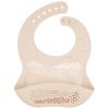 Canpol babies Szilikon előke zsebbel - krémszín