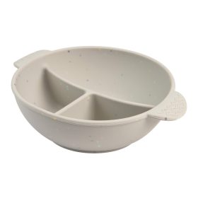   Canpol babies Szilikon osztott tál, tapadókoronggal, 360ml, DOTS - szürke