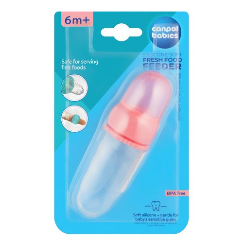 Canpol babies Szilikon, puha etető ételekhez - rózsaszín