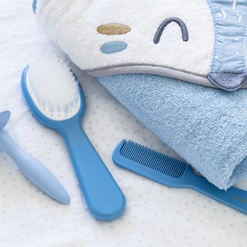 Canpol babies Fésű és hajkefe csecsemőknek, kék