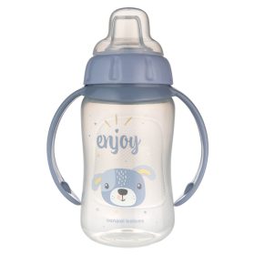   Canpol babies Tanulópohár szilikon ivócsőrrel, CUTE ANIMALS, 320ml, kutya