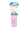 Canpol babies Cseppmentes itatópohár, szilikon szívószállal, 350 ml, BUTTERFLY - rózsaszín