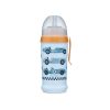 Canpol babies Sport itatópohár, cseppmentes szilikon szívószállal, 350 ml, RACING - világoskék