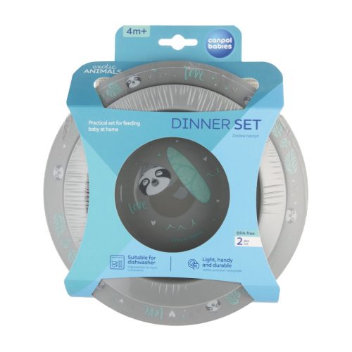 Canpol babies 2 db-os etetőszett, EXOTIC ANIMALS