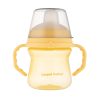 Canpol babies Itatópohár szilikonos ivócsőrrel, FirstCup, 150 ml, sárga