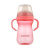 Canpol babies Itatópohár szilikonos ivócsőrrel, FirstCup, 250 ml, rózsaszín