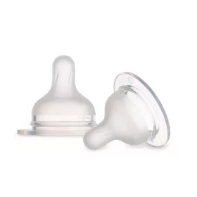   Canpol babies Szilikon etetőcumi az S-alakú cumisüvegekhez, 9hó+, 2db, gyors