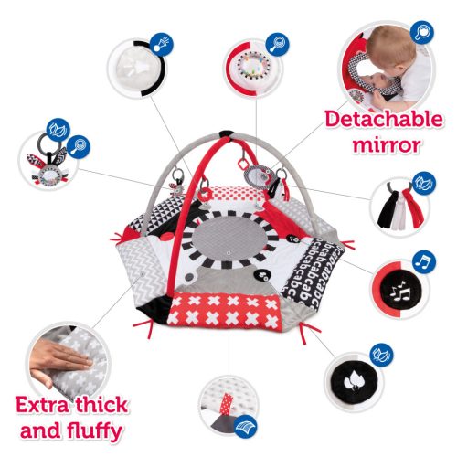 Canpol babies Játszószőnyeg peremmel - SENSORY TOYS