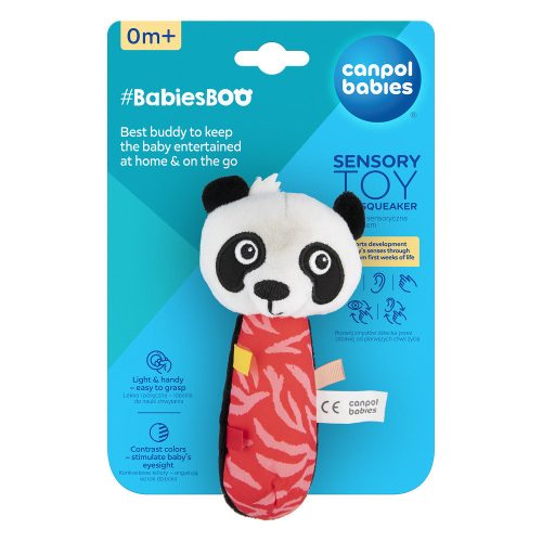 Canpol babies Szenzoros sípoló játék BabiesBoo panda