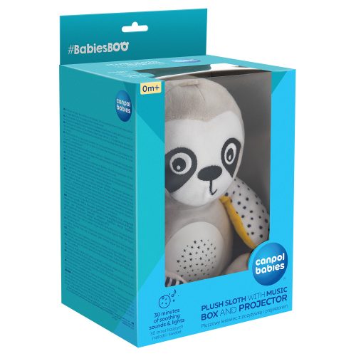Canpol babies Szenzoros játék dallamokkal és vetítővel 3az1ben BabiesBoo - lajhár