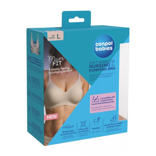 Canpol babies MumFIT szoptatós és mellszíváshoz való melltartó L