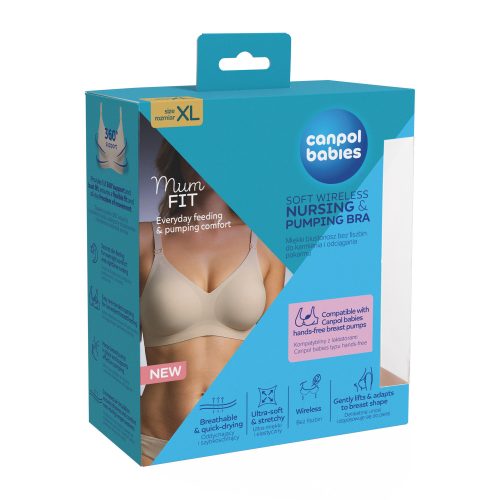 Canpol babies MumFIT szoptatós és mellszíváshoz való melltartó XL