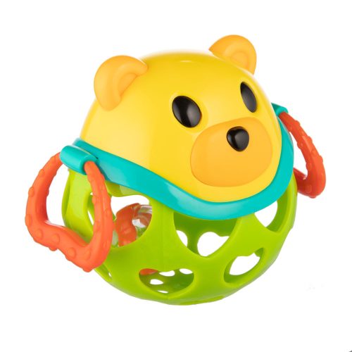 Canpol babies Interaktív játék csörgővel, BEAR, zöld