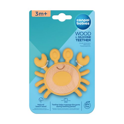 Canpol babies Fa-szilikon rágóka - Rák