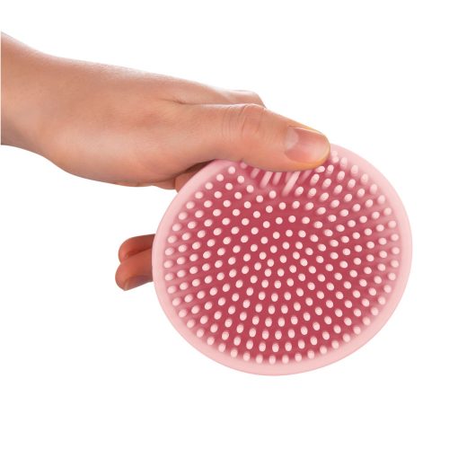 Canpol babies szilikon fürdőkefe, rózsaszín