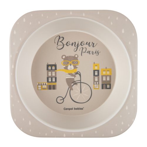 Canpol babies Ebédszett, 5db, BONJOUR PARIS - bézs