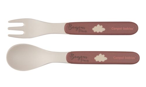 Canpol babies Ebédszett, 5db, BONJOUR PARIS - piros