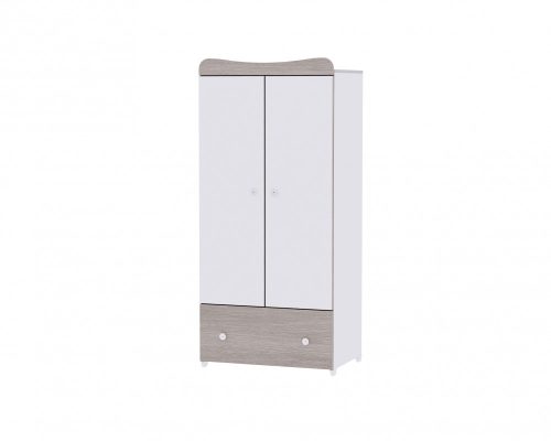 Lorelli Trend PLUS kombi ágy 70x165 + Exclusive szekrény - White & Amber