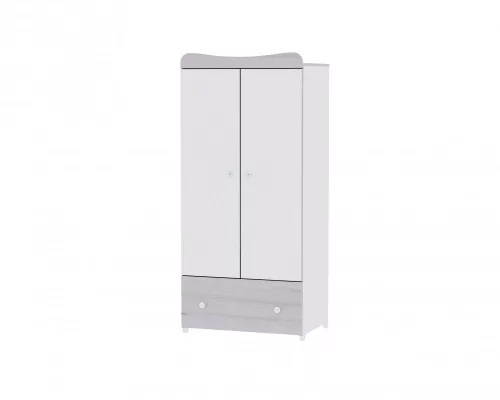 Lorelli Trend PLUS kombi ágy 70x165 + Exclusive szekrény - White & Light Oak