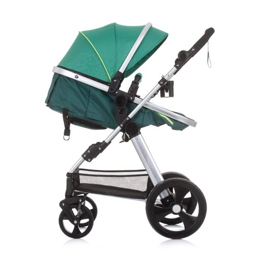 Chipolino Havana babakocsi mózessé alakítható sport résszel + autóshordozó 0-13kg - Aloe