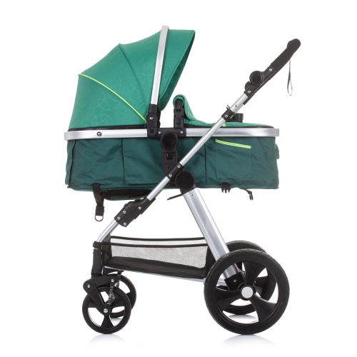 Chipolino Havana babakocsi mózessé alakítható sport résszel + autóshordozó 0-13kg - Aloe