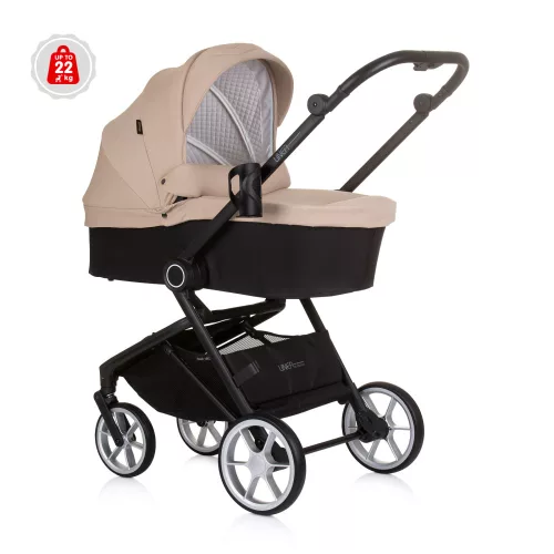 Chipolino Linea 3in1 multifunkciós babakocsi - Macadamia