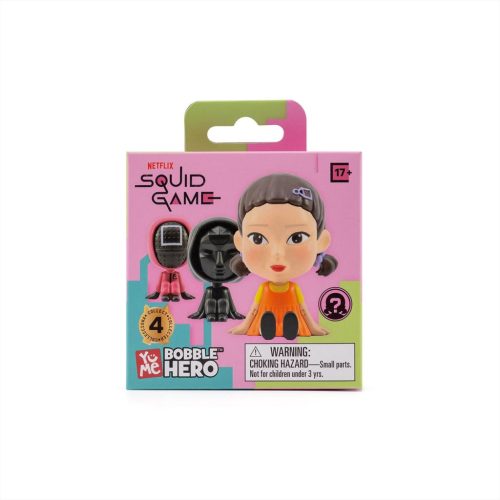 YuMe Squid Game Bobble Hero meglepetés mini figura dobozban