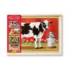 Melissa & Doug fa puzzle farm állatok 