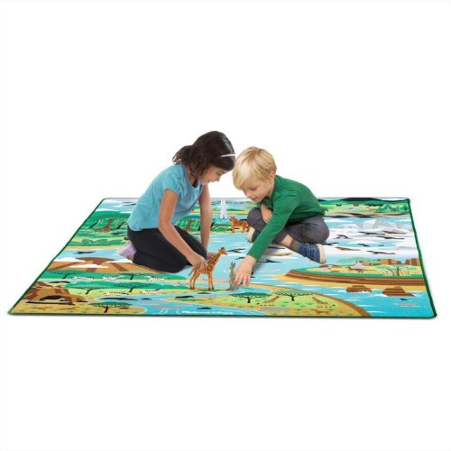 Melissa & Doug játszószőnyeg 200*150cm állatok élőhelyei