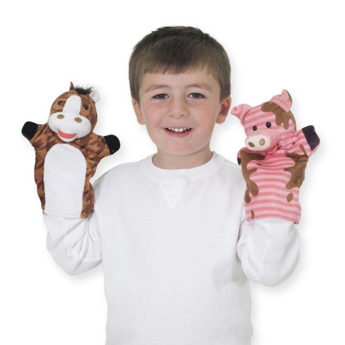 Melissa & Doug bábjátékok, háziállatok