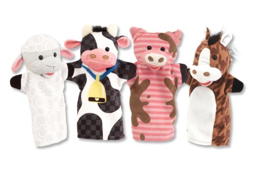 Melissa & Doug bábjátékok, háziállatok