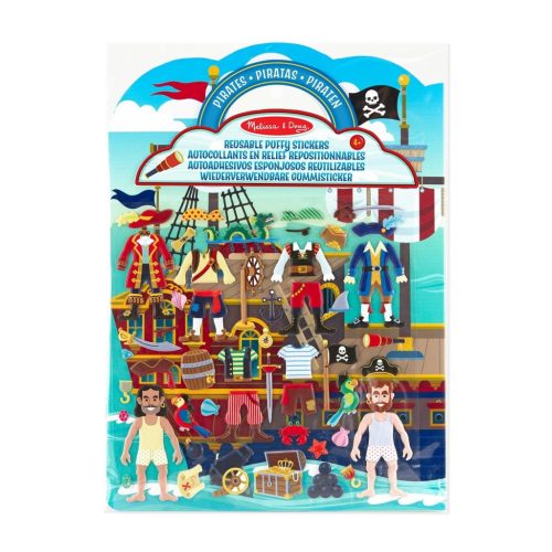 Melissa & Doug pufi matrica készlet kalózok