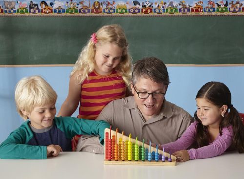 Melissa & Doug fa készségfejlesztő játék, íves abakusz
