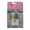 Melissa & Doug Kreatív játék, Ólomüveg színező, tündérek