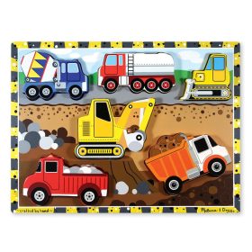   Melissa & Doug Fa készségfejlestő játék, könnyen megfogható puzzle