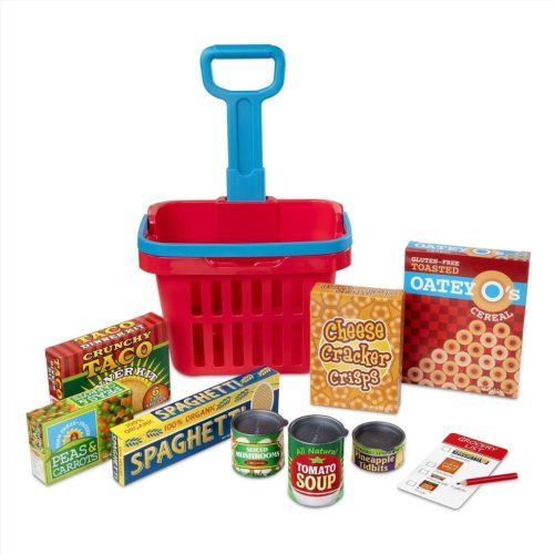 Melissa & Doug gurulós bevásárlókosár