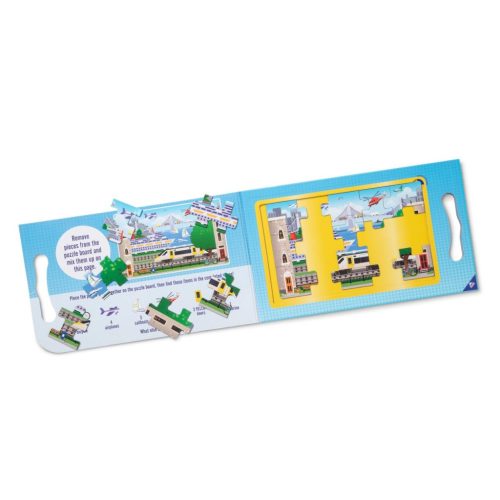 Melissa & Doug mágneses puzzle Járművek