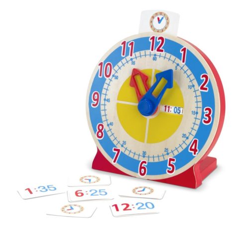 Melissa & Doug fa készségfejlesztő játék, forgasd és olvasd, óratanuló