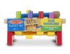 Melissa & Doug Fa készségfejlestő játék, kalapálós asztal