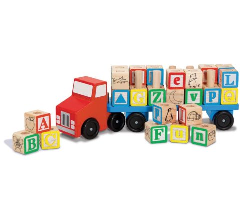 Melissa & Doug betűszállító teherautó