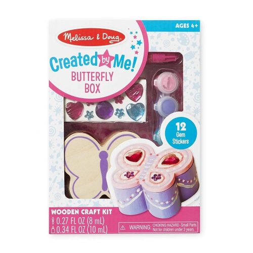Melissa & Doug fa doboz díszítés - pillangó