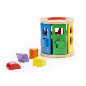   Melissa & Doug Fa készségfejlesztő játék, Gurulós formarendező