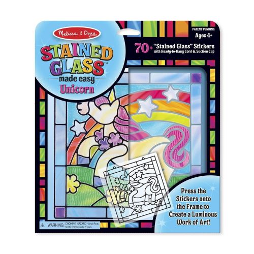 Melissa & Doug ólomüveg képkészítő készlet - unikornis