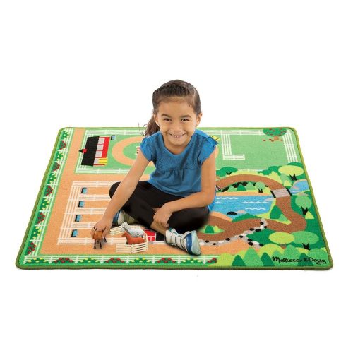 Melissa & Doug Játszószőnyeg 100x90 cm, lovak