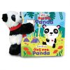 Snap & Snuggle Pattanj pajtás plüss barát képeskönyvvel - ölelnivaló panda