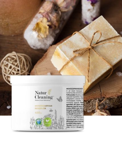 NaturCleaning Illat,- és allergénmentes mosószappan reszelék 450 g
