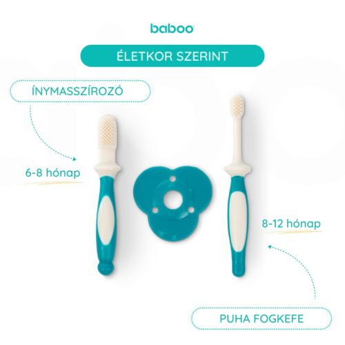 Baboo baba fogkefe szett 6 hónapos kortól - lagúna