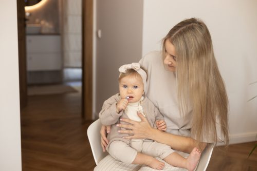 Baboo baba fogkefe szett 6 hónapos kortól - kék