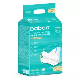   Baboo Eldobható Nedvszívó Pelenkázó Alátét AirComfort 60x90, 20db