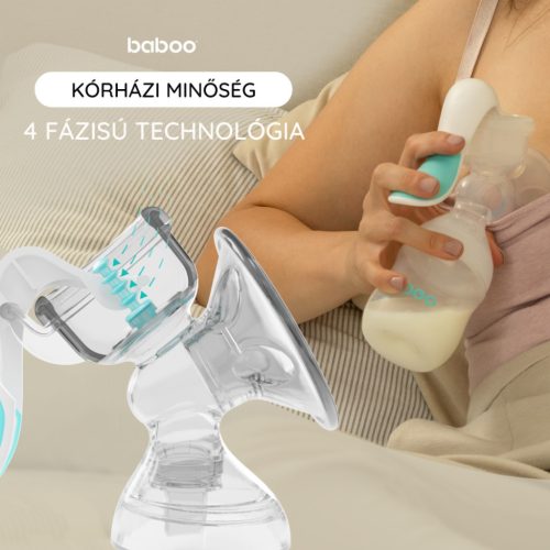 Baboo 2 fázisú kézi mellszívó, 4 szívás erősséggel